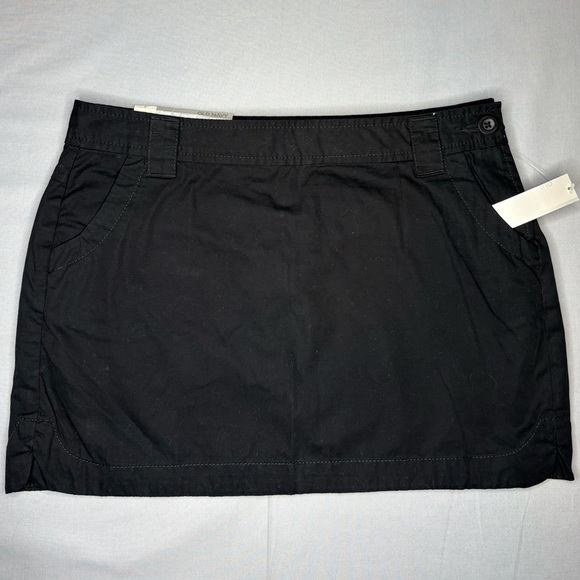 Old Navy Black Chino Mini Skirt Size 2 - Picture 1 of 9